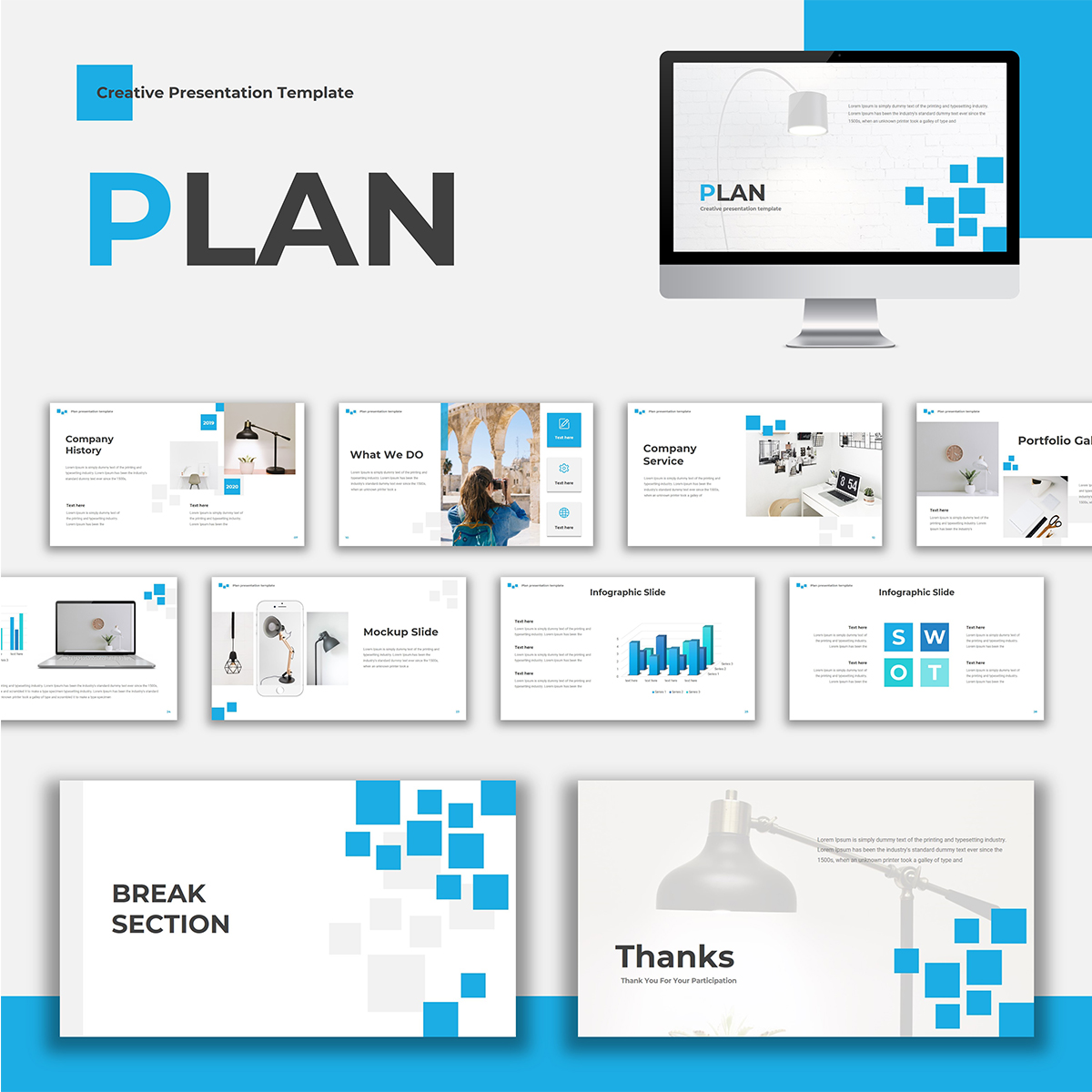 PLAN PowerPoint template for $19